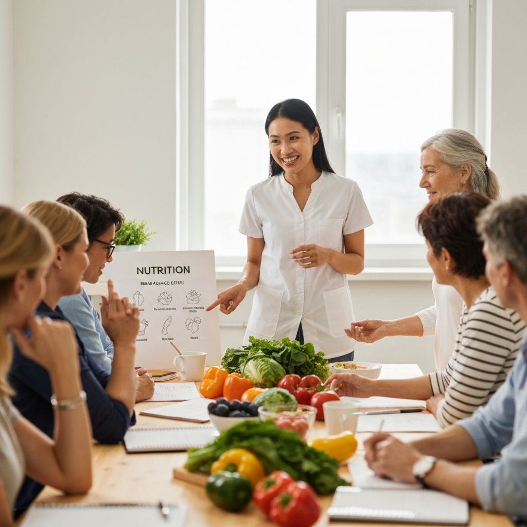 Group nutrition workshops